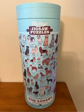 Ridley’s Jigsaw Puzzle - Dog Lovers All the Breeds / used but in mint condition